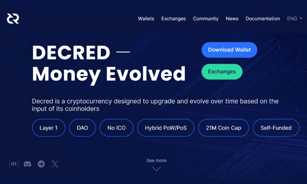 Decred là một blockchain và tiền điện tử tự trị, phi tập trung