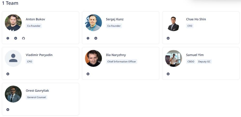 1inch Network là gì? Khám phá công nghệ và tiềm năng đầu tư 5 Đội ngũ phát triển 1inch Network