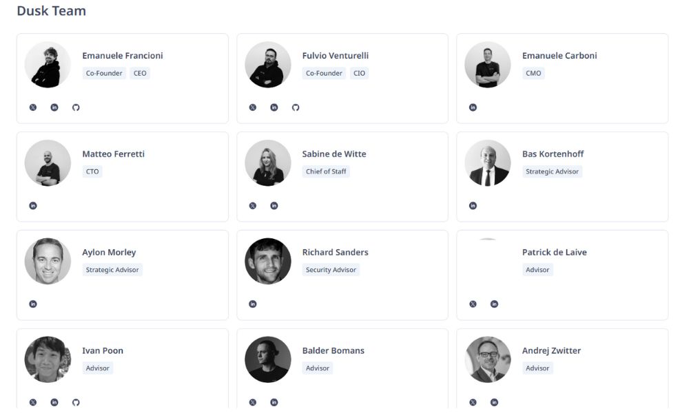Dusk Network là gì? Mạng lưới riêng tư tối ưu cho tài chính 3 đội ngũ phát triển của dusk network