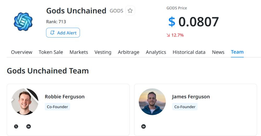 Gods Unchained là gì? Game thẻ bài NFT Play to Earn đầy kịch tính 4 đội ngũ phát triển của gods unchained