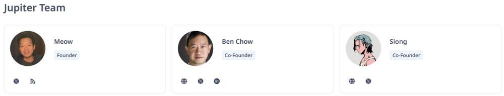 Jupiter là gì? Hé lộ dự án và token đáng chú ý 6 Đội ngũ phát triển Jupiter