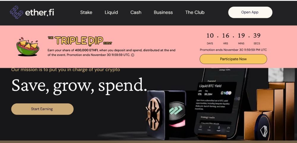 ether.fi là một giao thức liquid restaking (LRT) phi tập trung được xây dựng trên Ethereum