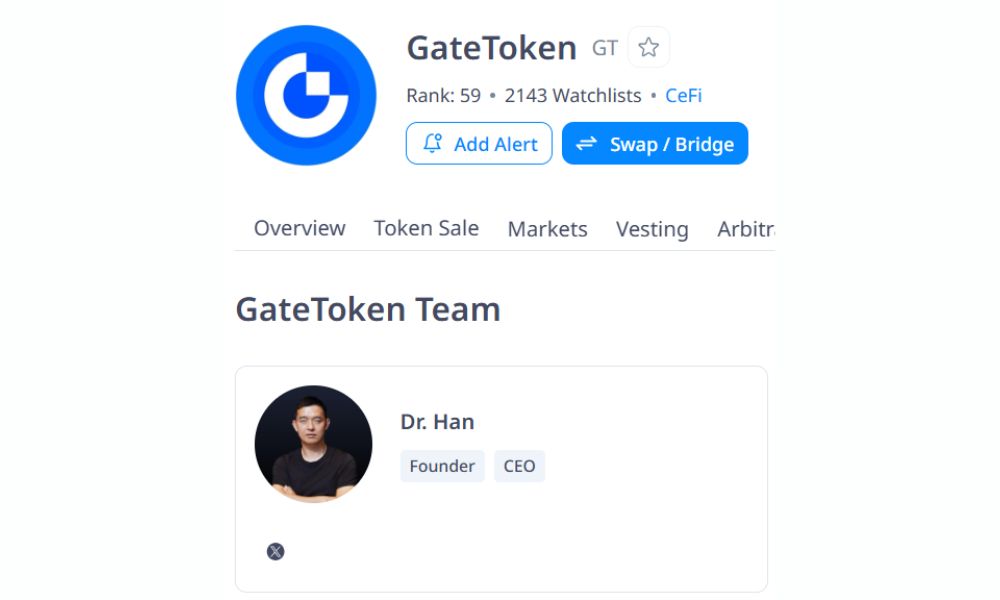 GateToken là gì? Có nên đầu tư vào token của sàn Gate.io năm 2026? 7 GateToken được phát triển và hậu thuẫn bởi đội ngũ của Gate.io