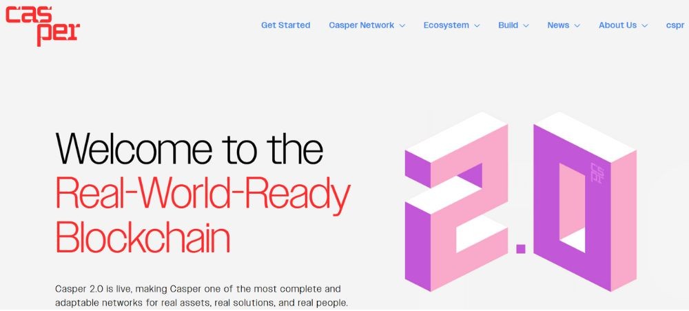 Casper là gì? Toàn cảnh dự án và token CSPR chi tiết 2 Giao diện Casper