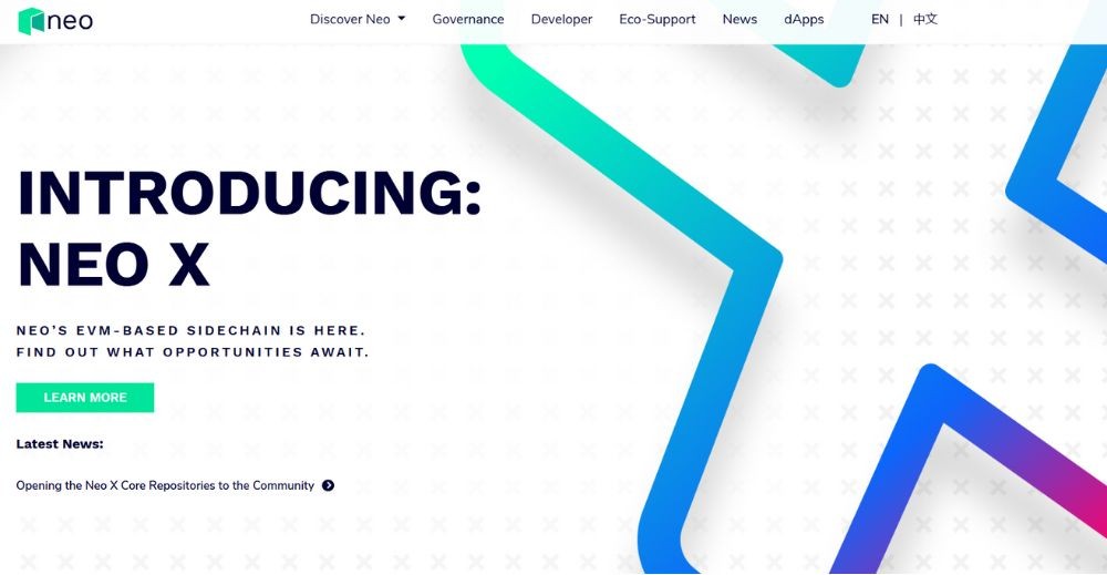 Giao diện website NEO