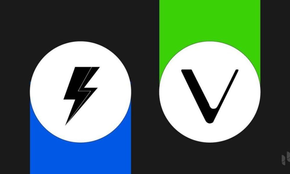 hình ảnh vechain và vethor