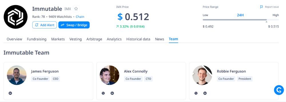 Immutable X là gì? Đánh giá IMX chi tiết nhất 2026 7 Immutable X được xây dựng bởi Immutable