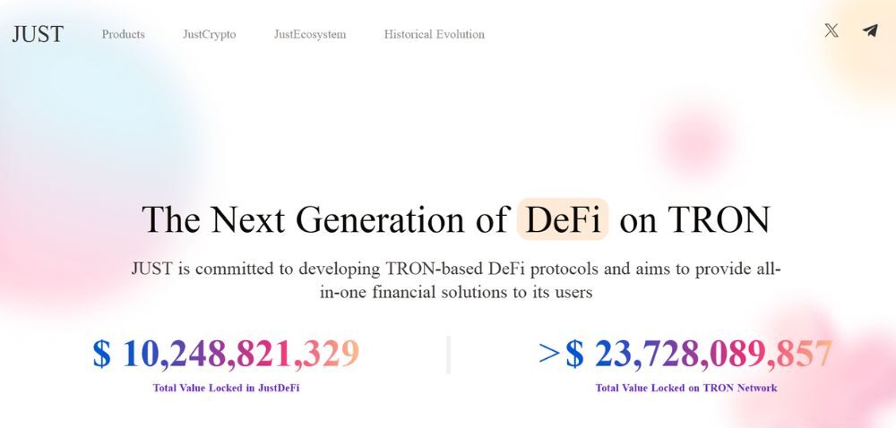 JUST là gì? Toàn tập về hệ sinh thái DeFi chủ lực của TRON 2 JUST là một hệ sinh thái tài chính phi tập trung (DeFi) được xây dựng trên blockchain TRON