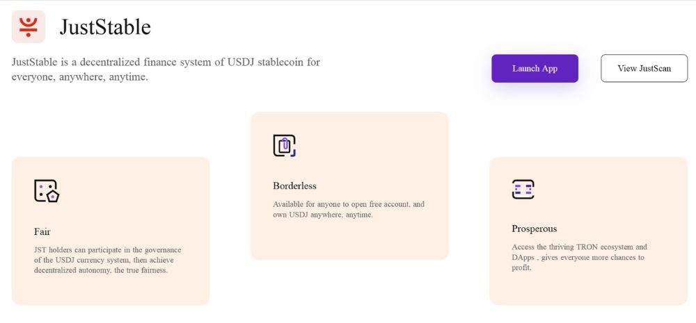 JUST là gì? Toàn tập về hệ sinh thái DeFi chủ lực của TRON 4 JustStable