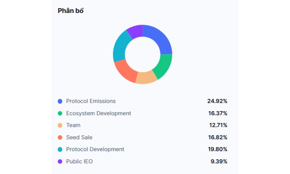 phân bổ one token