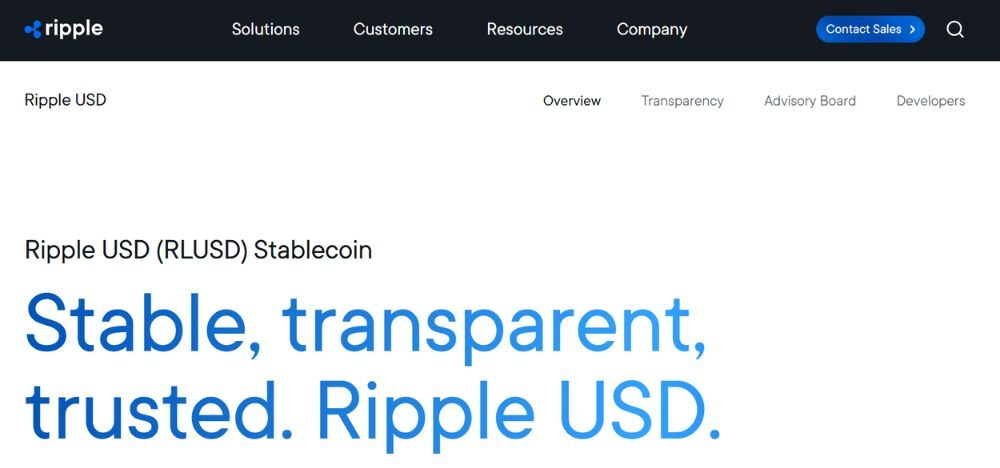 Ripple USD là một stablecoin được neo giá 1:1 với đồng đô la Mỹ