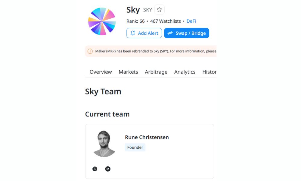Sky được sáng lập bởi Rune Christensen