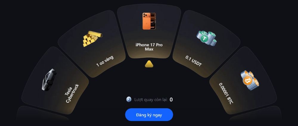 Tham gia MEXC Super Spinfest, nhận ngay cơ hội trúng Tesla Cybertruck 3 Vòng quay giải thưởng