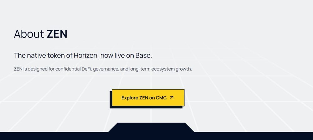 ZEN là đồng tiền mã hóa gốc của mạng lưới Horizen
